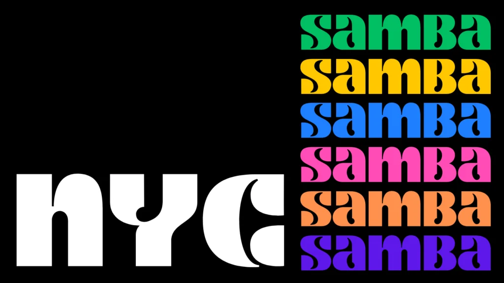 Identidade visual do NYC Samba
