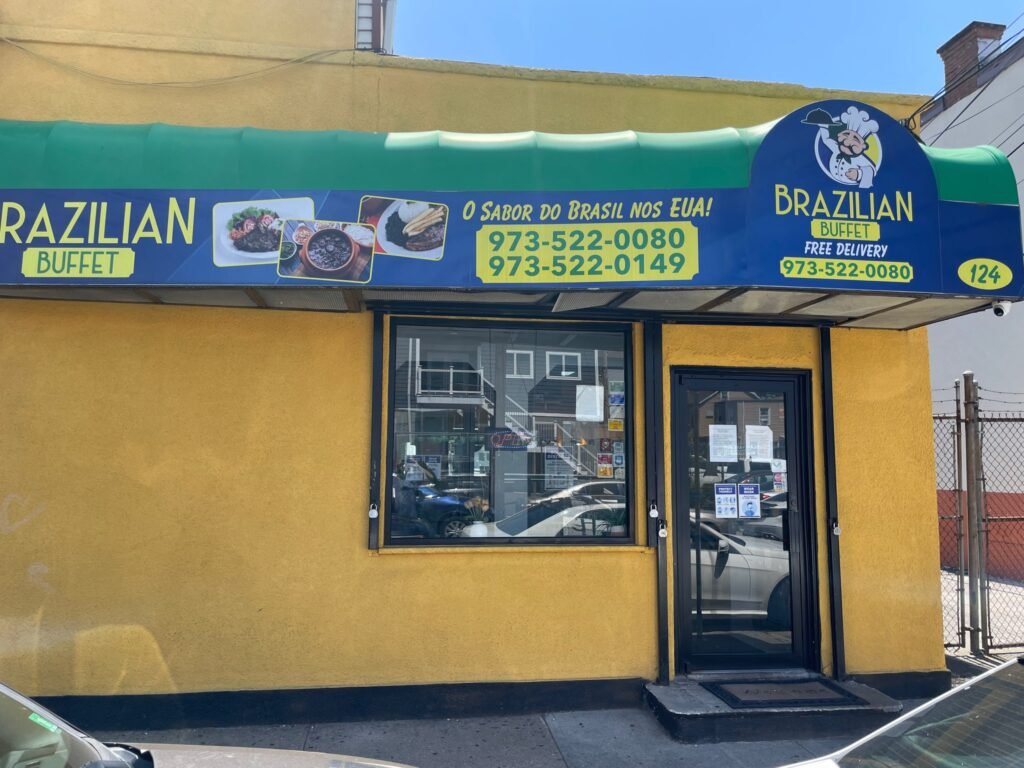 Fachada do Brazilian Buffet em Newark