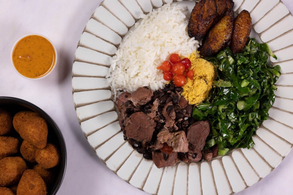 Prato da Brazilian Gula Grill no Parkville Market.