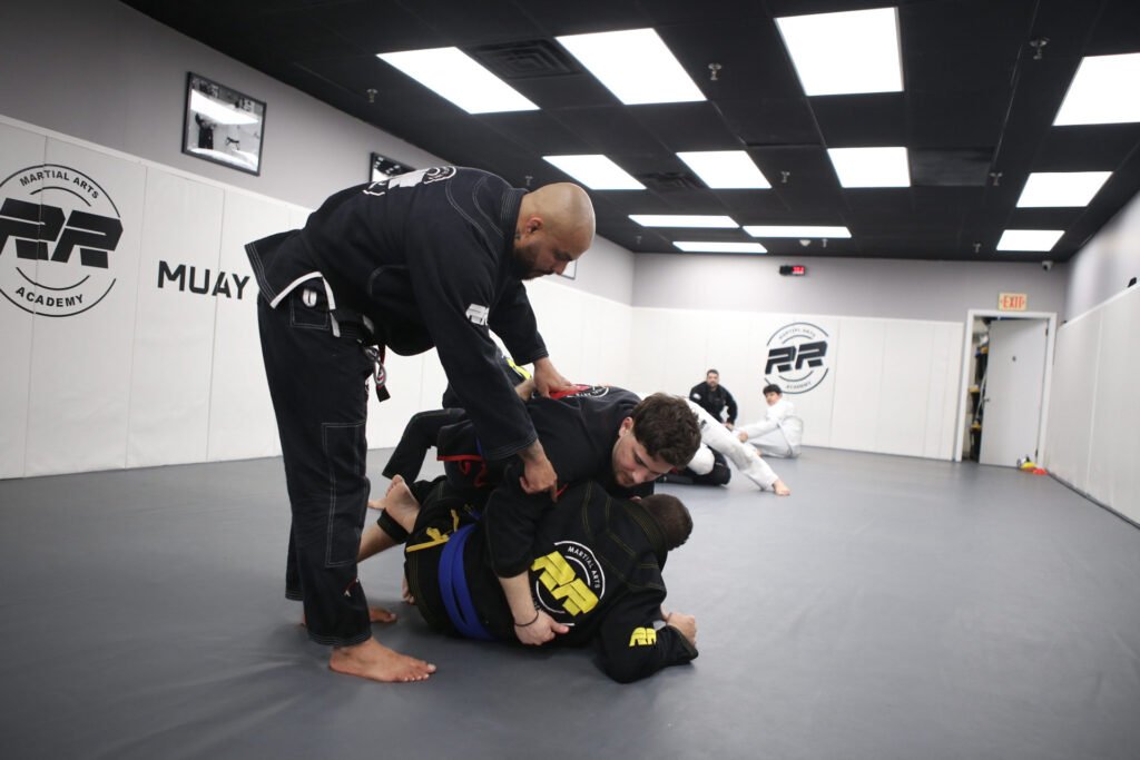 Treino de jiu-jítsu na RR Martial Arts