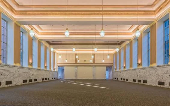 Interior of Rutgers Great Hall in Newark