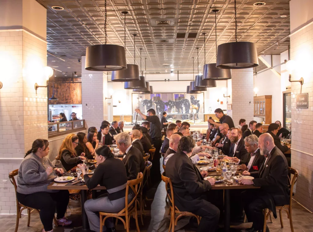Ambiente do Samba Steakhouse em Philadelphia