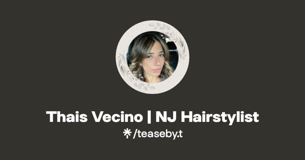 Imagem pública de Thais Vecino — NJ Hairstylist